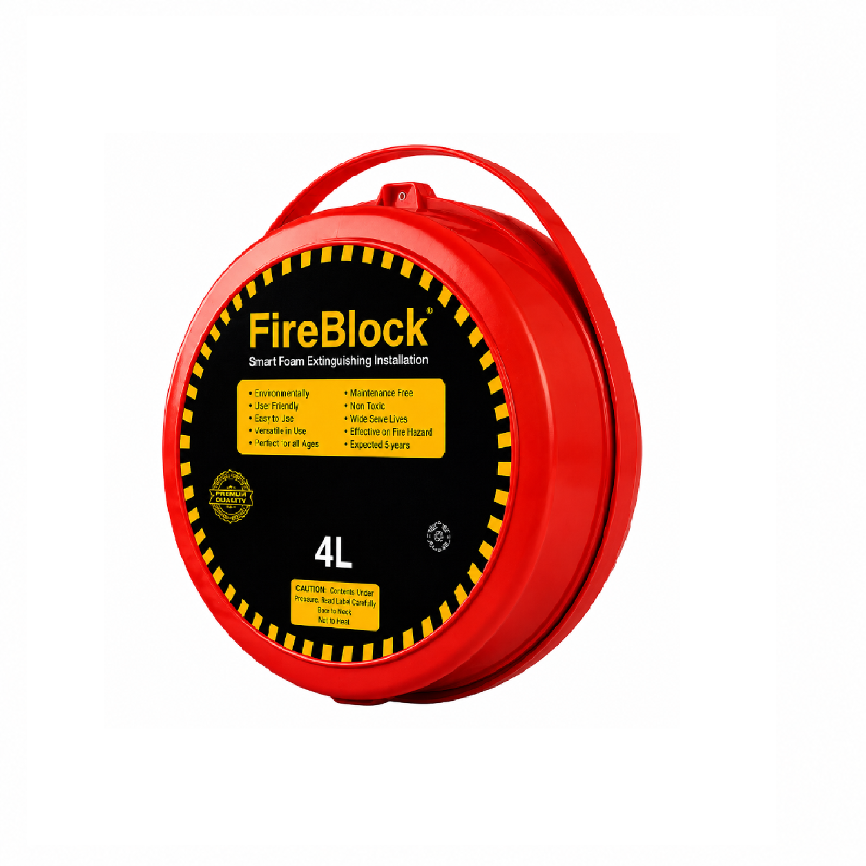 FireBlock FB/P4 – Smart Foam Fire Extinguisher 4 Liter